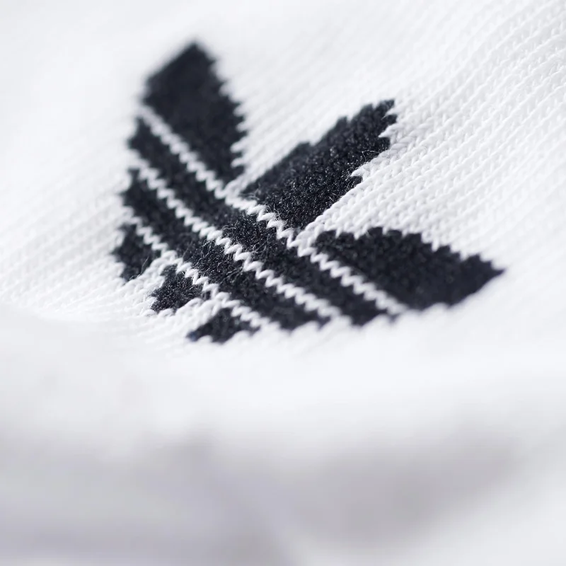 adidas Originals WHITE/WHITE/BLACK Trefoil Liner Socks 3 Pairs  | Best Price UAE